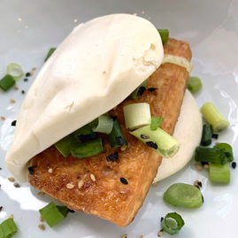 Teriyaki Tofu Lotus Bun Recipe