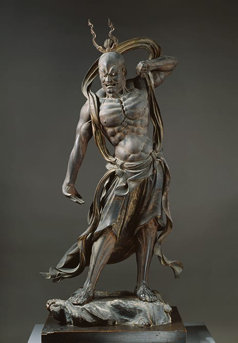 "a powerful warrior god who can scare evil"