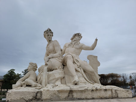 Ancient Greek and Roman mythology in Parisian gardens and monuments
