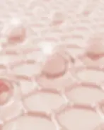 Illustration of the skin microbiome with microorganisms on the skin surface