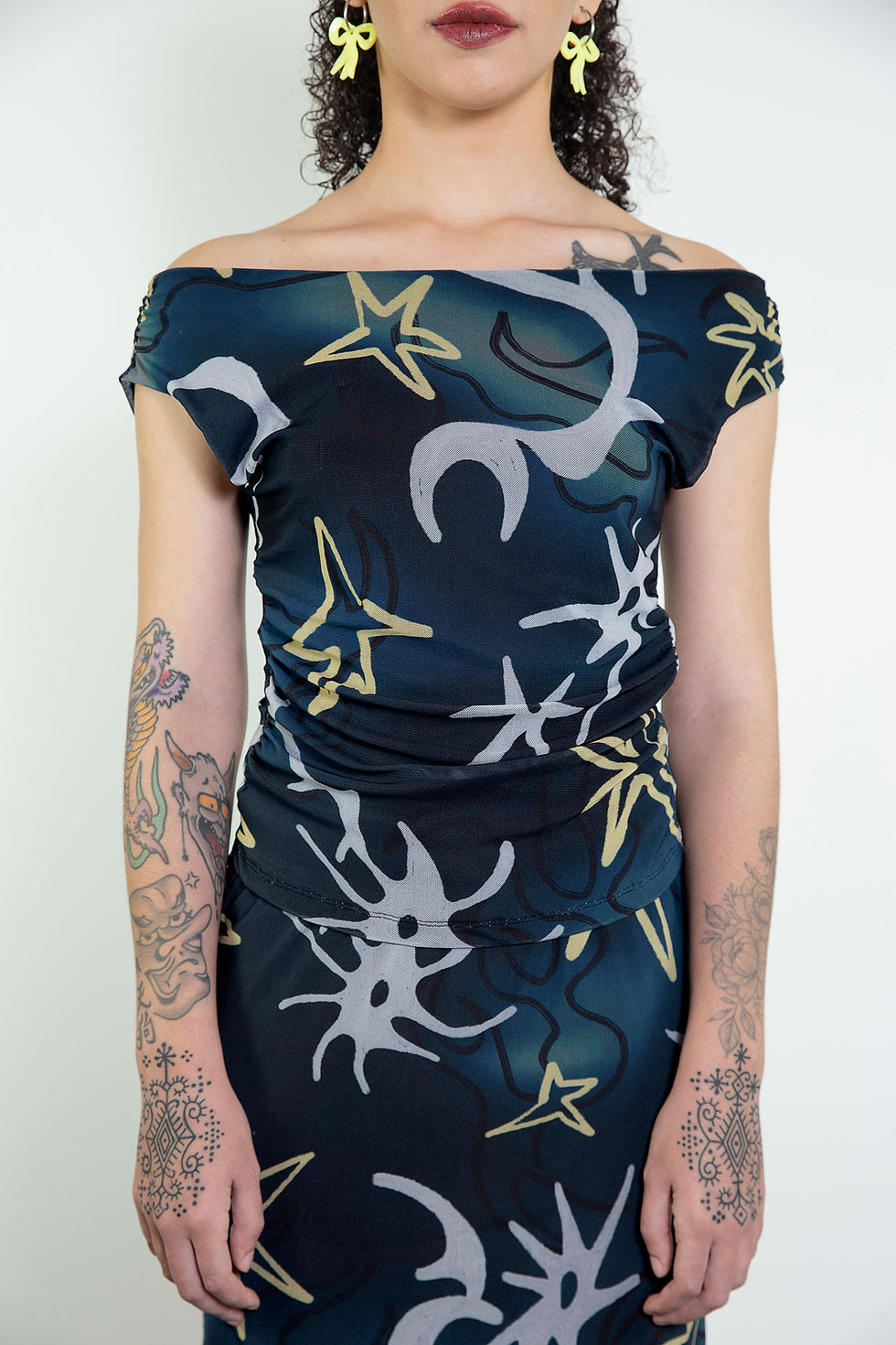 Miniatura: Blusa Tule Ombro Stardust