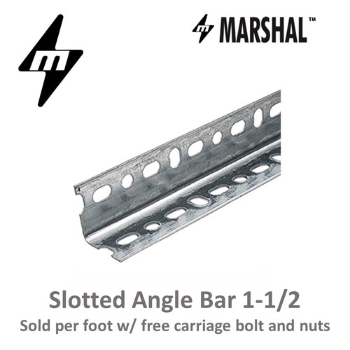 MARSHAL SLOTTED ANGLE BAR Marshal Electrical