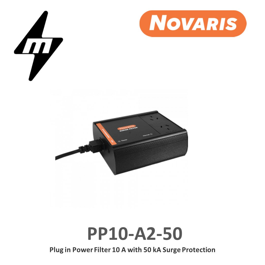 NOVARIS PLUG IN TYPE SURGE FILTER WITH NOISE FILTER