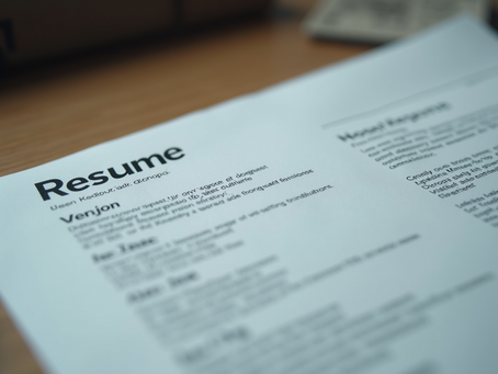 Essential Tips for Building an Actor's Resume