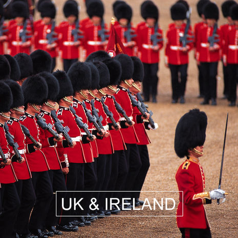 UK & Ireland: Red Coats marching