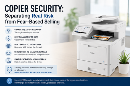 Copier Security: Separating Real Risk from Fear-Based Selling