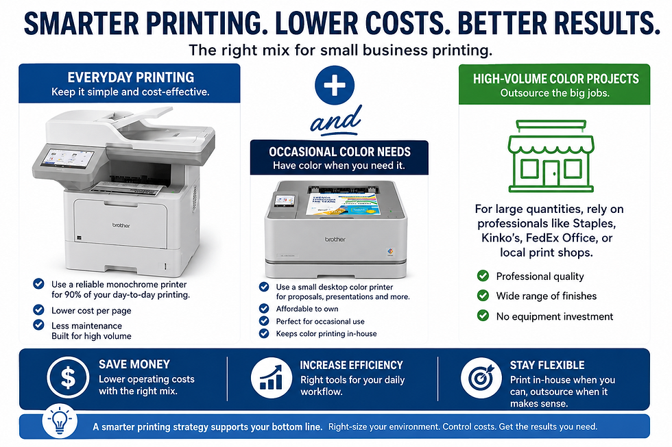 Does Your Small Business Really Need a Color Printer?