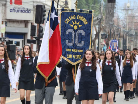 Colegio Curimón en el 286° Aniversario de San Felipe