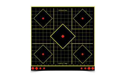 Birchwood Casey Shoot-N-C Target, Sight-In, 17.75", 5 Targets