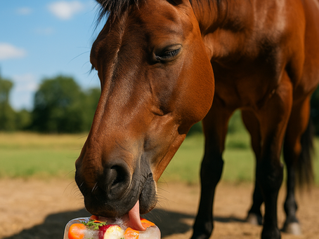 🐴 Paardenijsjes in de zomer – verwen je paard op een warme dag