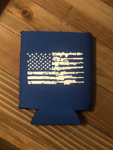 American Firearm Flag Beer Cooler BrassBound