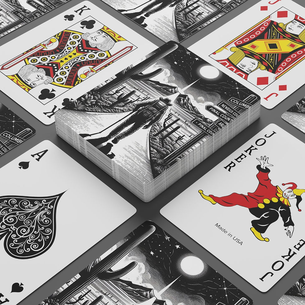 Thumbnail: "Roman Pedraza Travelling to Arizona" Custom Poker Cards