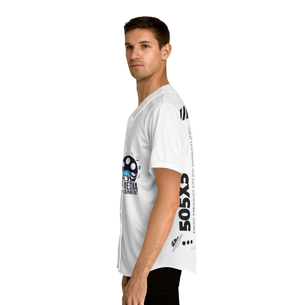 Thumbnail: DB Media Entertainment/505X5 Combo Men's Baseball Jersey (AOP)