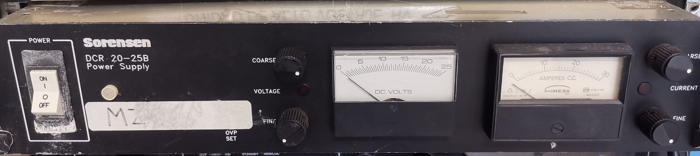 POWER SUPPLY DC 0-20V/0-25A