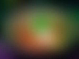 Rolled chicken with parsley garnish sits on colorful sauce splatters in a dark setting, with a small skeleton decoration nearby.