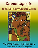 Kawaa Uganda, a 100% Premium Arabica Coffee from Montclair Roasting Company, shop now at www.montclair-roasting.com