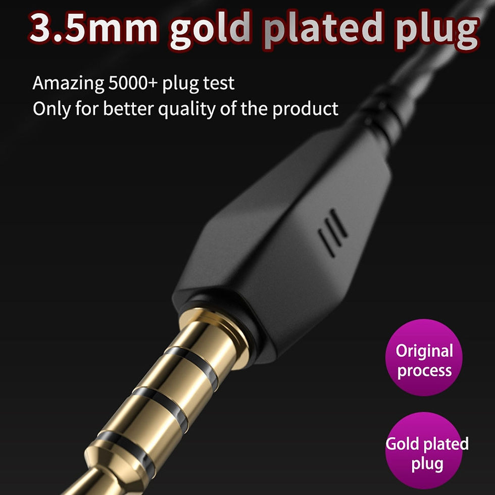 Miniatura: In-Ear Sports Headphones with Micro Bass Control