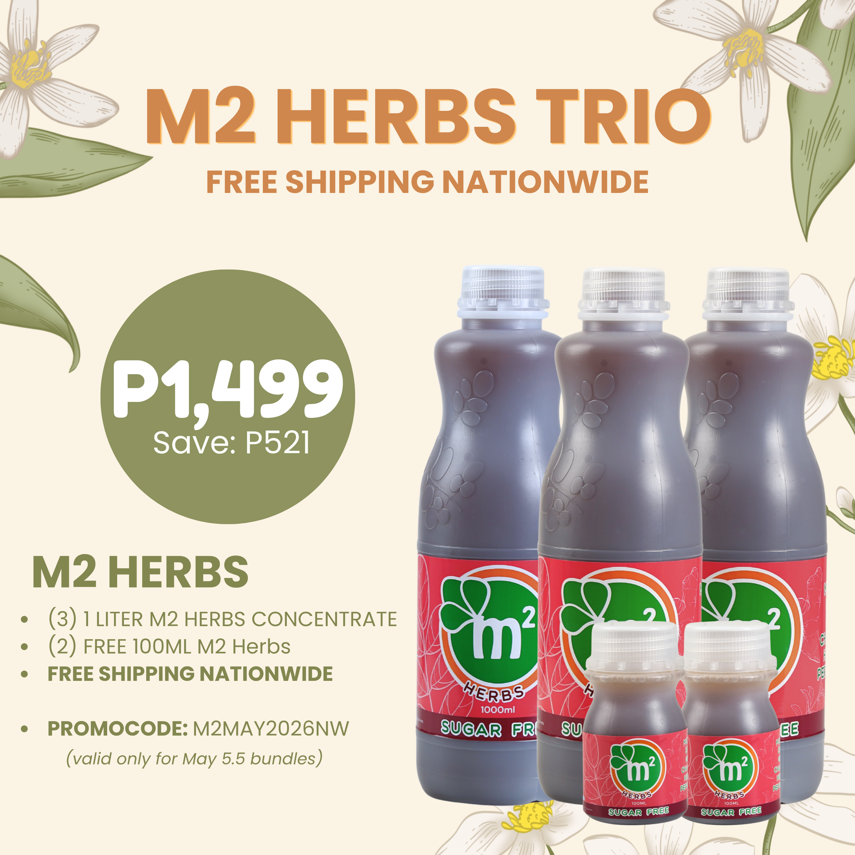 M2 HERBS TRIO