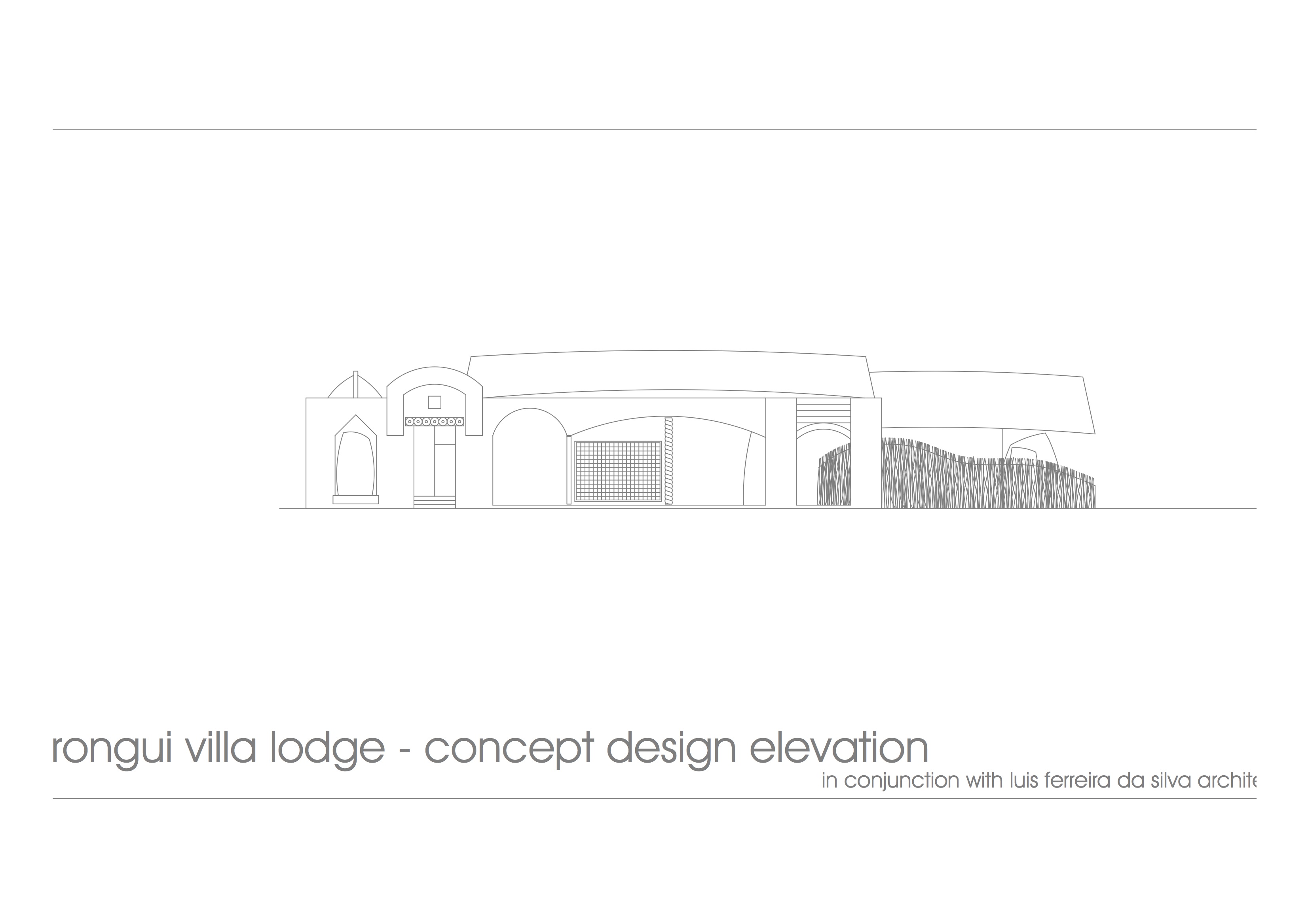 Rongui Villa - concept elevation
