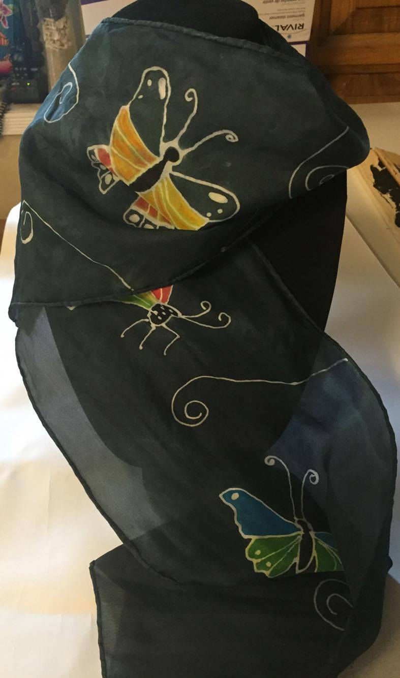 Thumbnail: Silk Butterfly Scarf