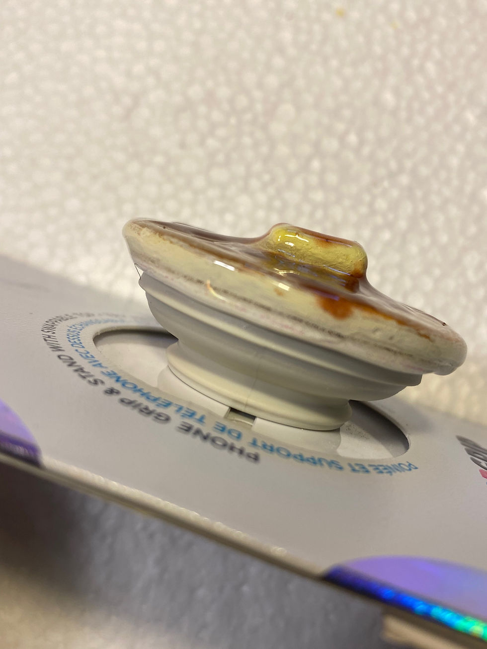 Thumbnail: Pancake  Phone grip (white)