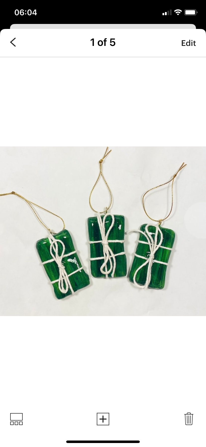 Pasteles ornament (one)