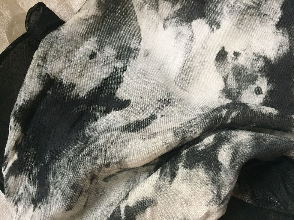 Thumbnail: Black and White Scarf