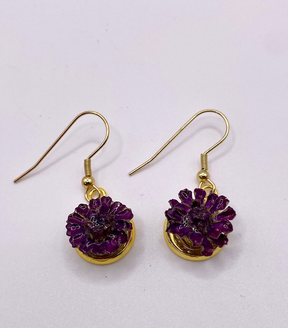 Thumbnail: Floral earrings