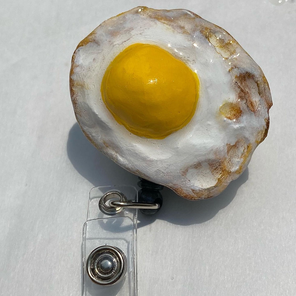 Thumbnail: Fried egg  badge reel
