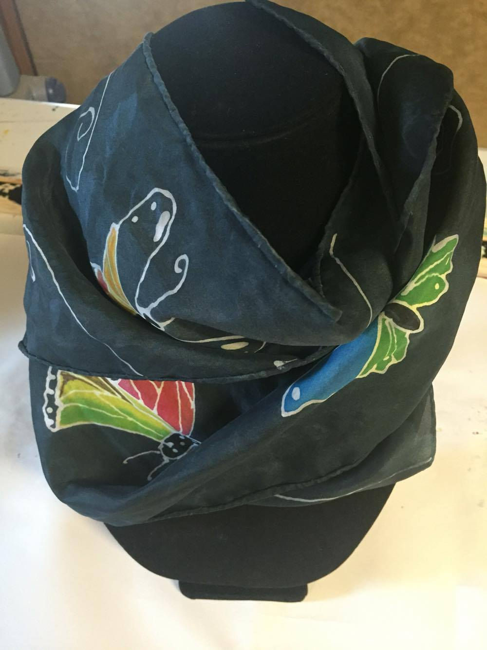 Silk Butterfly Scarf