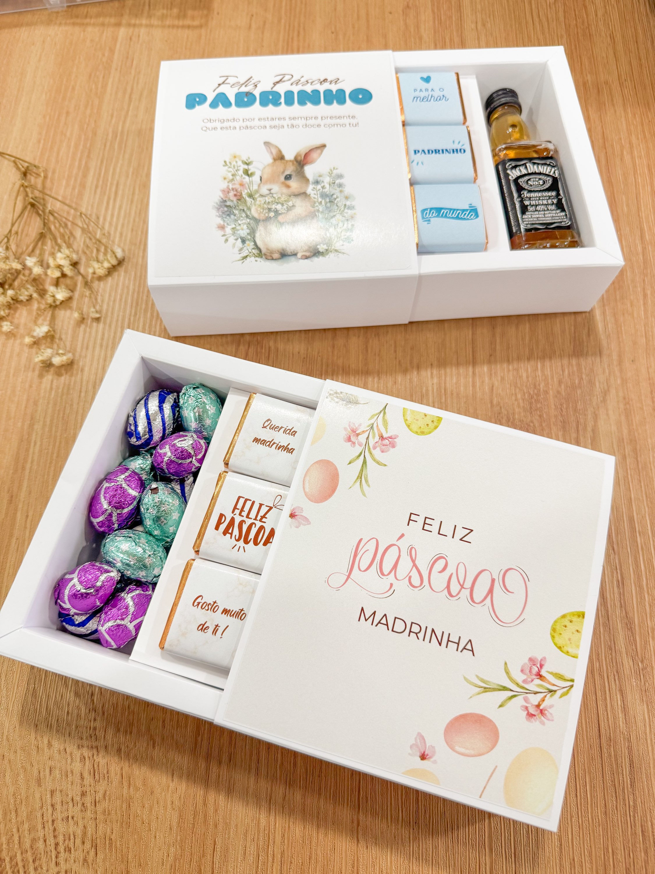 Caixa ovos chocolate