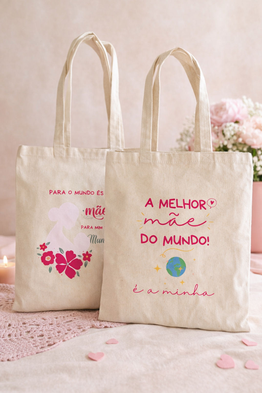 Saco algodão mãe 