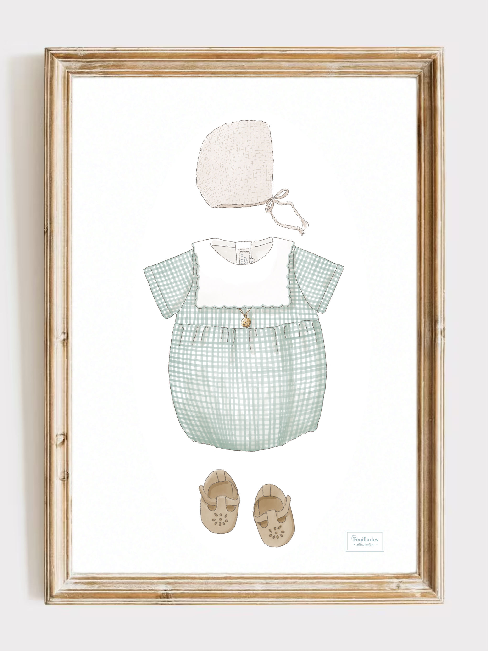 ILLUSTRATION SUR MESURE ADORABLE MODE ENFANTINE