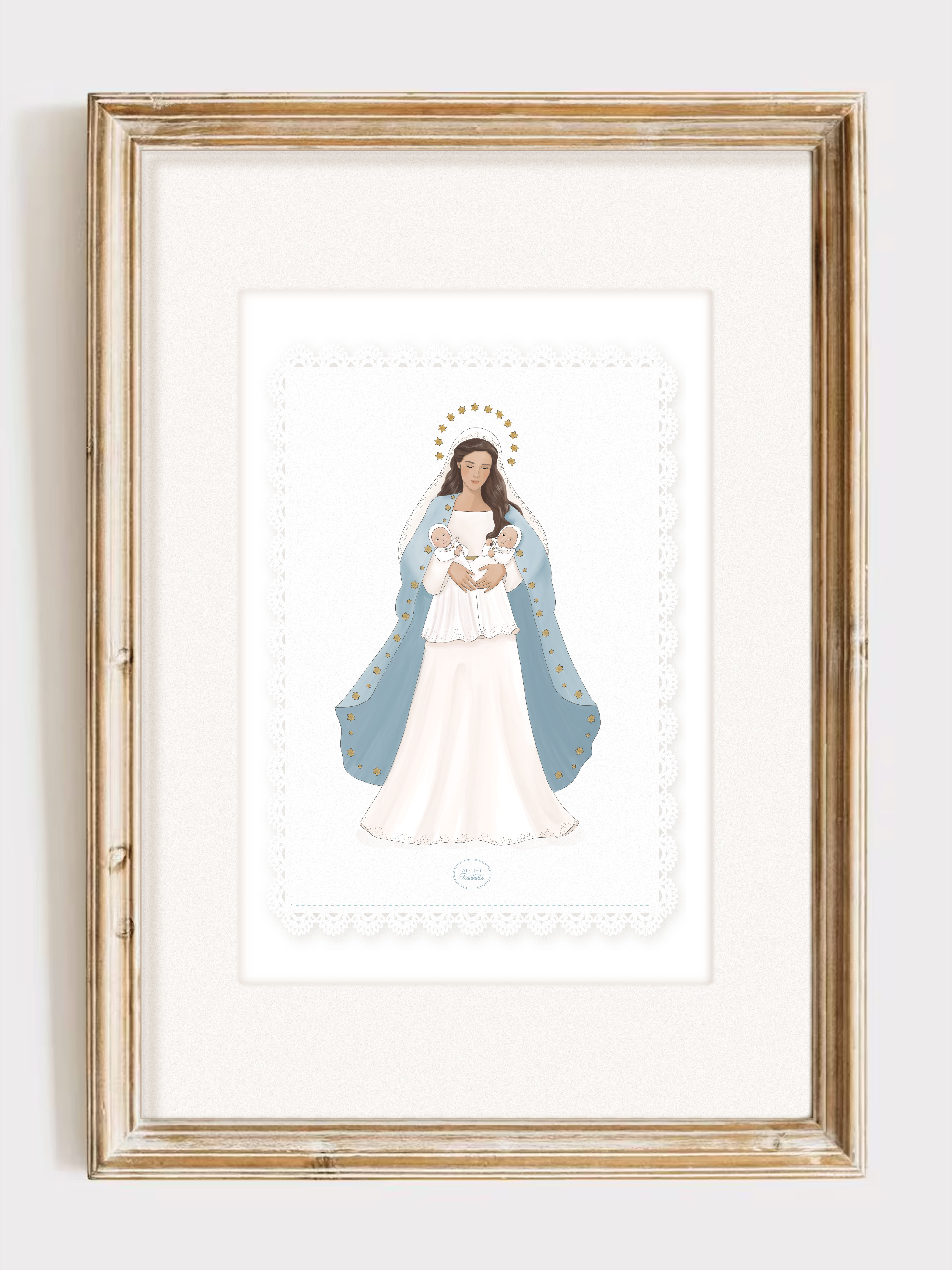 DOUCE VIERGE MARIE CANIVET - AFFICHE & CARTE