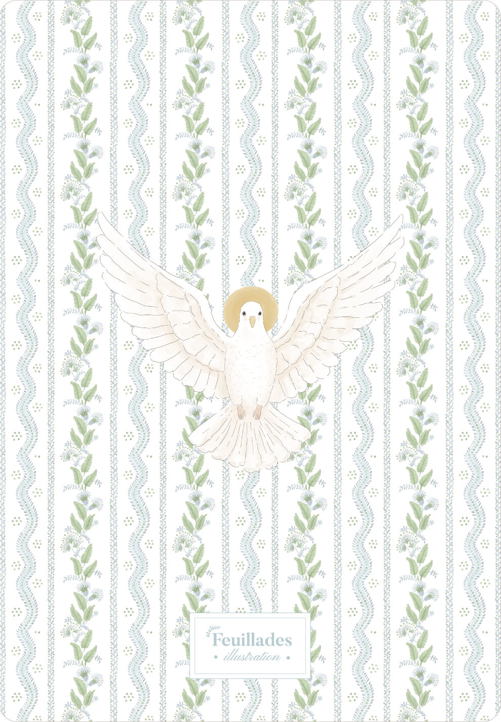 SIGNET ESPRIT SAINT FOND FEUILLAGE - DOUCE COLOMBE