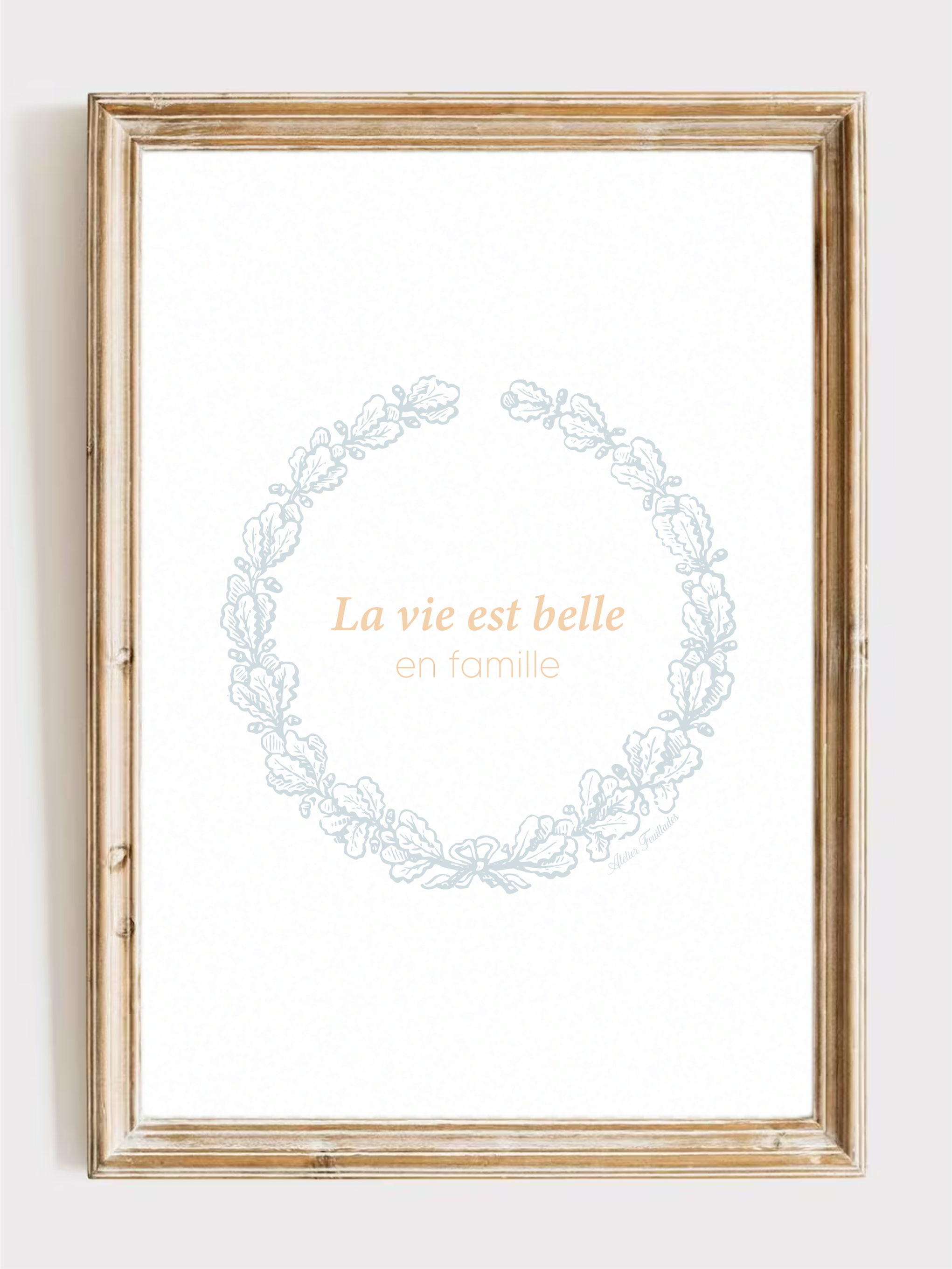 LA VIE EST BELLE - AFFICHE & CARTE