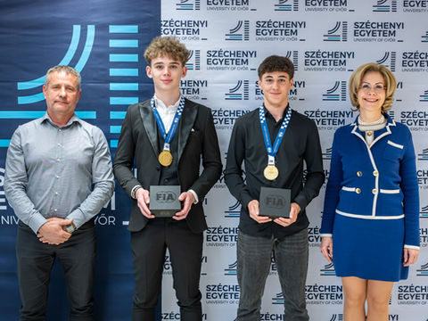 Innováció a sportban: a Nemzetközi Autómobil Szövetség egyik legrangosabb elismerésével díjazta a Széchenyi István Egyetem versenyzőjét