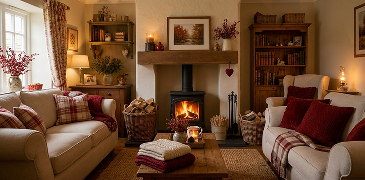Warm Home with Log Burner