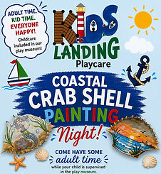 coastal-crab-shell-painting-night