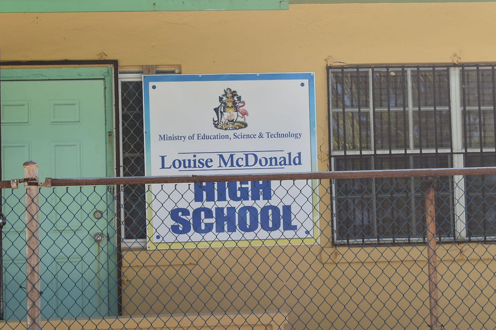 Front View of Louise McDonald High