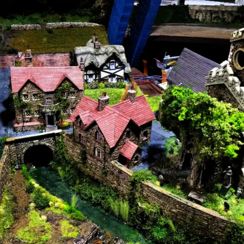 Norg Monster Workshop embossed foam sheets for model making.