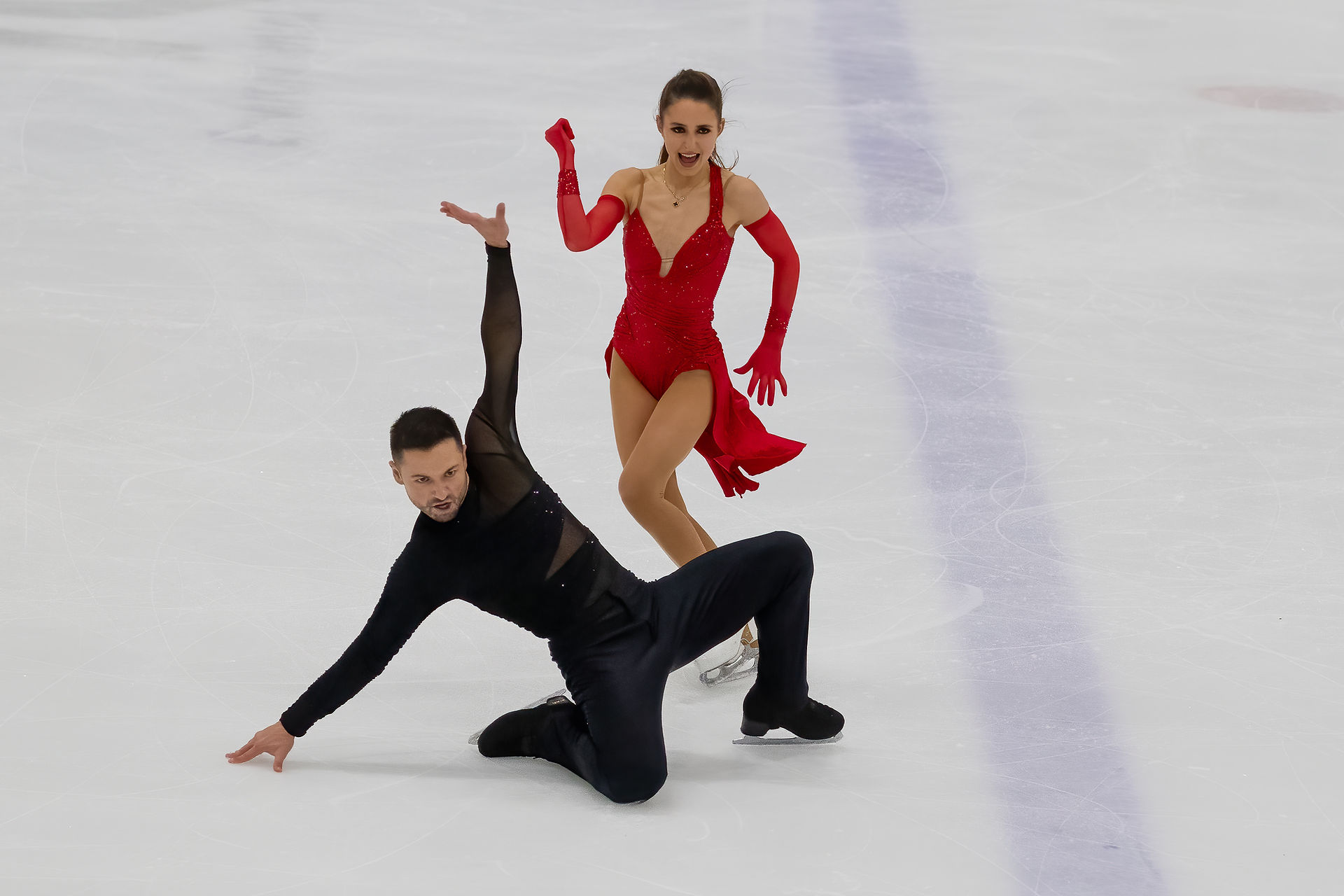 Lilah Fear & Lewis Gibson at British Figure Skating Championships 2024