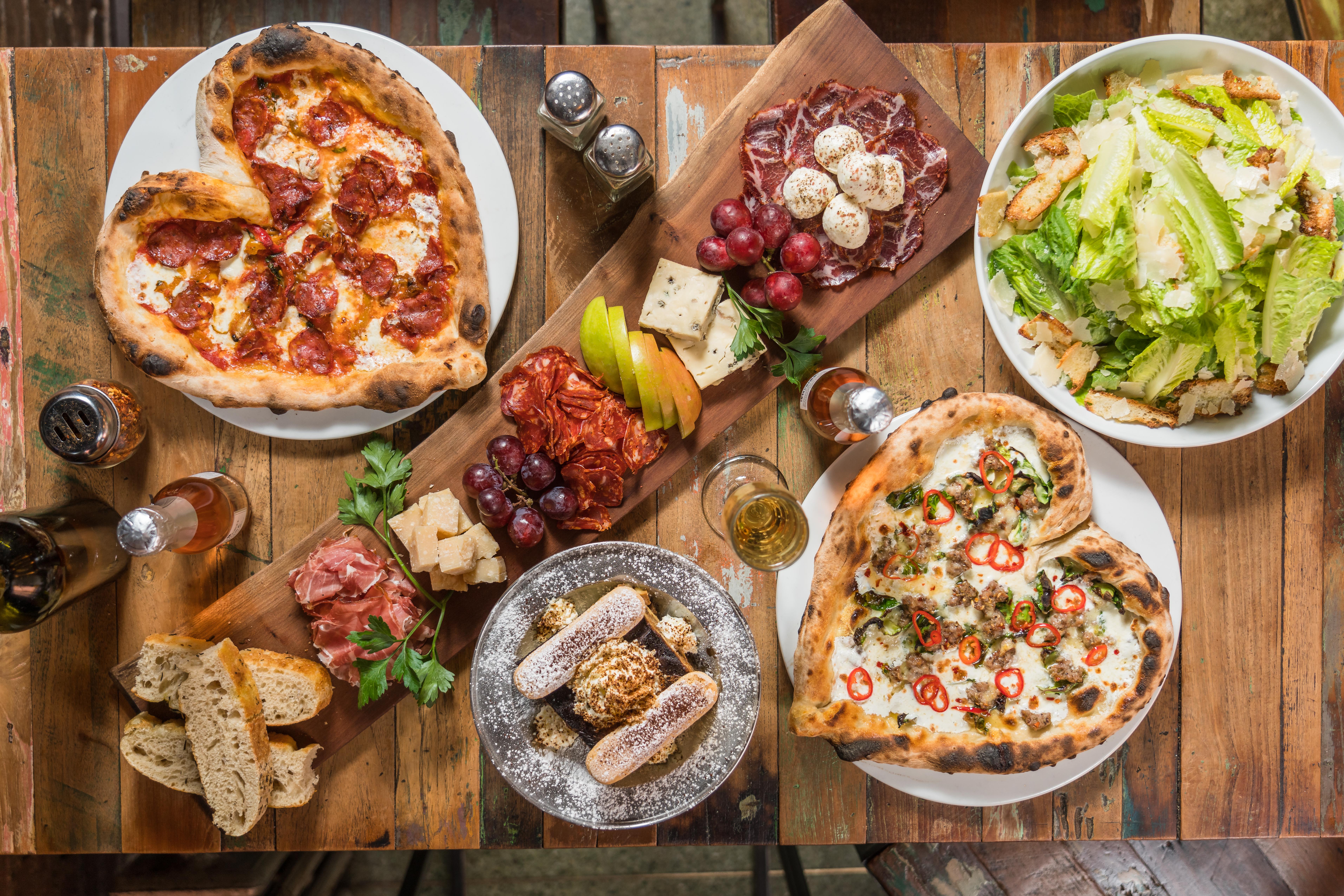Arranged Food and Objects