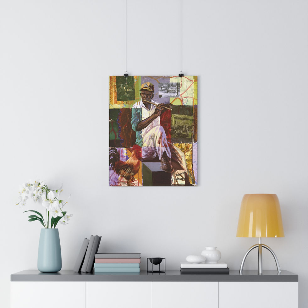 Thumbnail: Otha's Blues (Otha Turner) Giclée Art Print