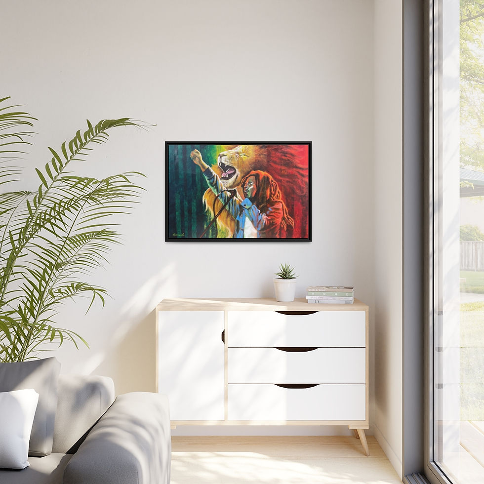 Thumbnail: Get Up! Stand Up! Framed Bob Marley Print