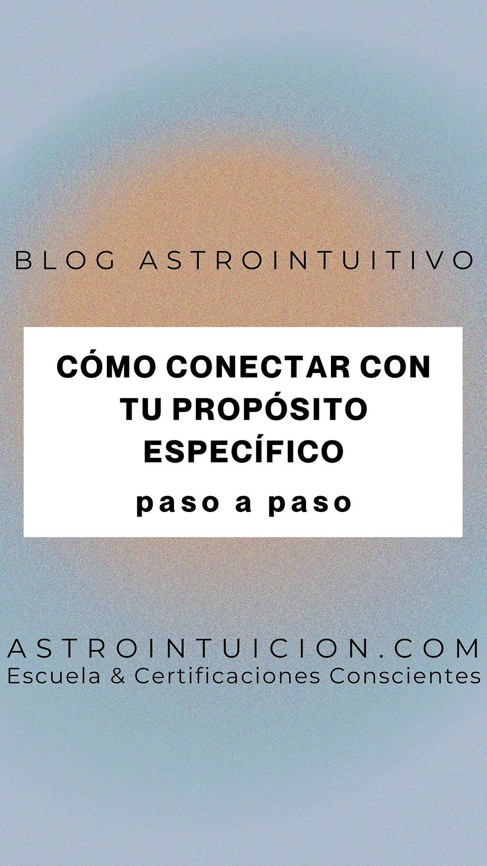 Cómo conectar con tu propósito específico