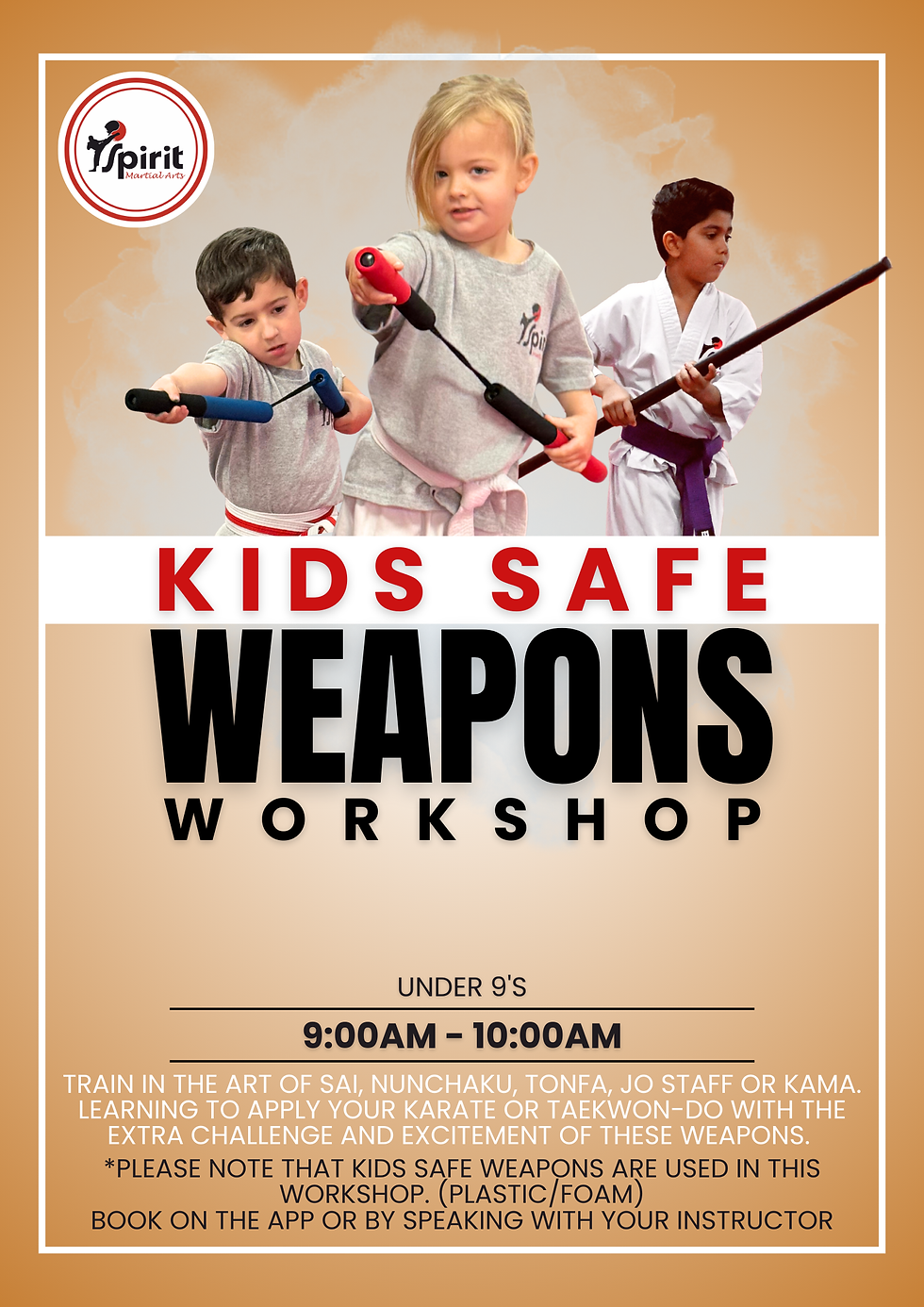 Kids-Safe Weapons Seminar (under 9's)