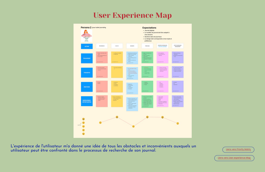User flow and touch points