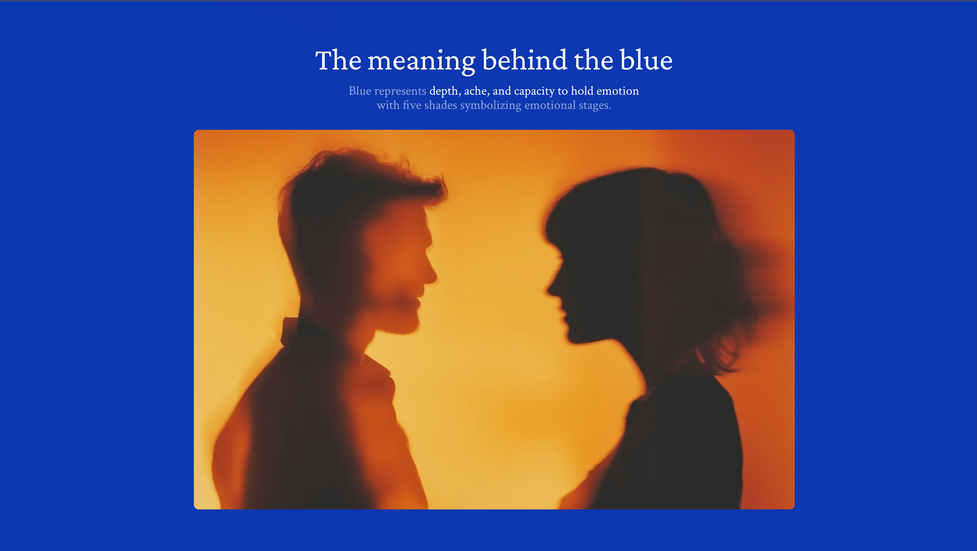 Meaning behind the blue