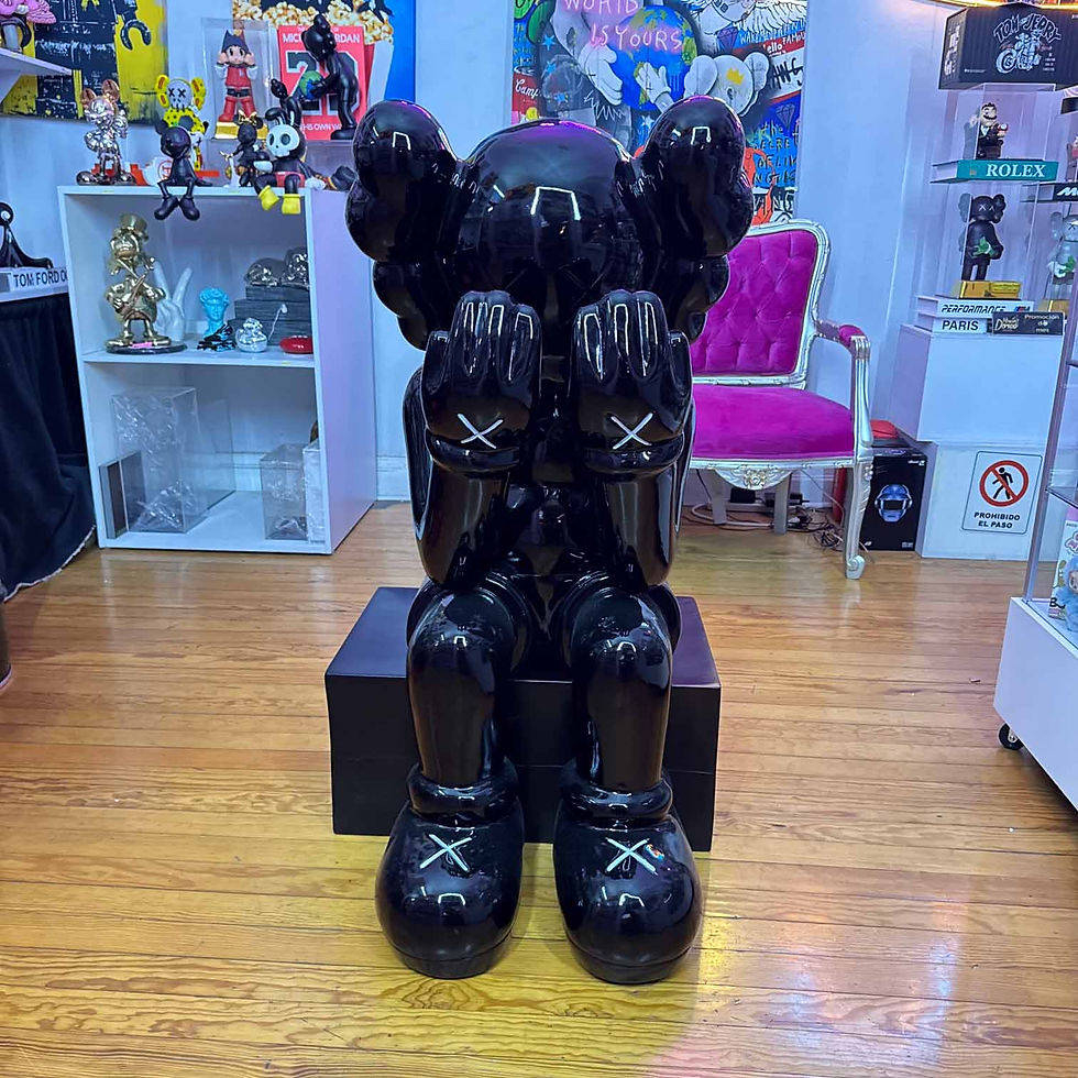 KAWS SEEING WATCHING NEGRO | Misitio